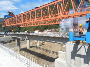 隆源公司首次开展省外桥梁吊装施工任务