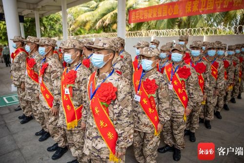 原创组图 海南省2022年上半年首批新兵今日起运 