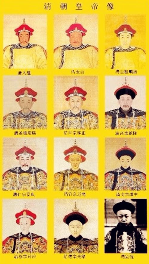 清朝皇室取名是怎么排辈分,大清皇帝家名字的规律