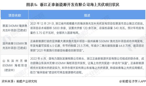 2023年中国海上光伏行业龙头企业分析 正泰新能源 企业正积极布局海上光伏项目