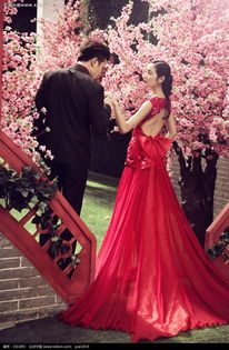 帅哥和穿着旗袍的美女亲吻的婚纱样片图片免费下载 编号3161893 红动网 