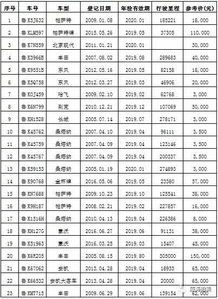 2019年1月23日车辆拍卖会