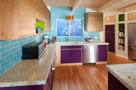 甜蜜诱人2013年厨房装修效果图 31款色彩设计 