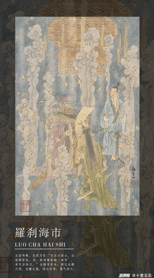 画笔造梦,国画大师朱新昌用中国画还原神话里的中国传说