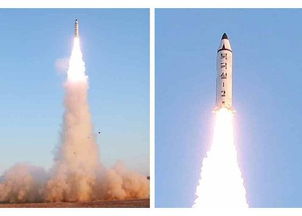 朝鲜导弹发射实验现场视频及组图 射程达2000公里可覆盖日本全境 