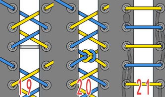 鞋带的24种系法 不可不学的花样系鞋带方法