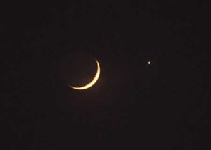 3月1日星空上演金星合月美丽天象 上海地区能观测 