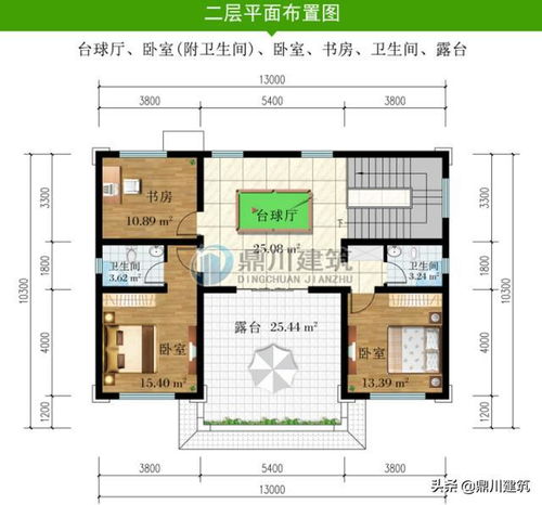 二层中式方正小别墅,布局符合农村风水,超越经典实用大气