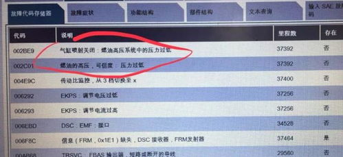 宝马2C01故障码