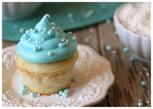 梦幻蓝色的小蛋糕