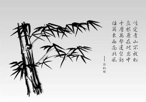 搜索两句关于竹子的诗句