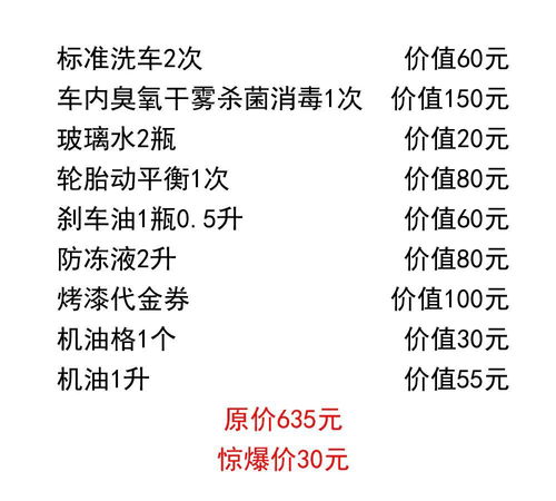 即将售罄 30元抢购洗车2次 杀菌消毒......等9大项目