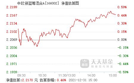 求中欧新蓝筹混合基金的信息？