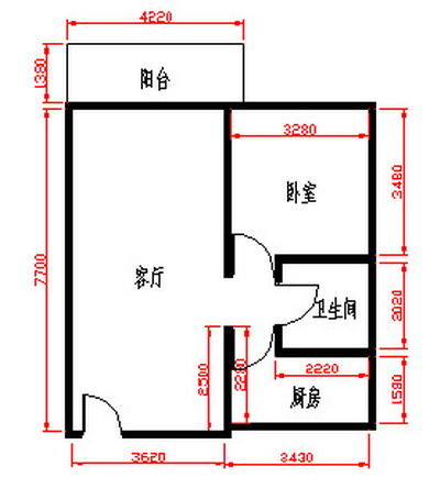 请教各位两室一厅h户型分多少种