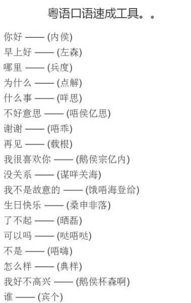 想学白话一直学不会 教你一秒学会南宁白话