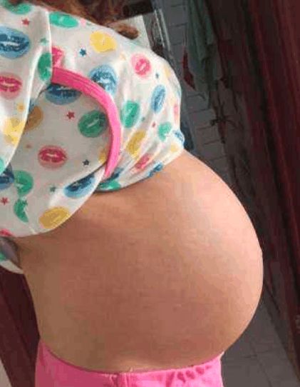 四个月肚子有多大图片 怀孕4个月的肚子看不出大小，这样正常吗？ 