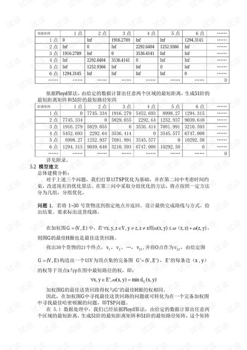 跪求数学建模论文 