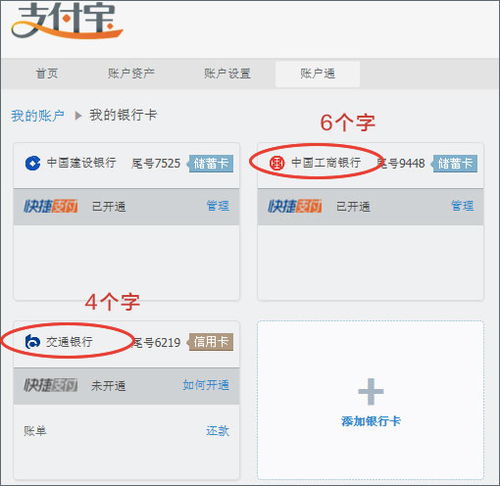 竞品分析 做支付产品时,银行名称应该统一成4个字,还是6个字 