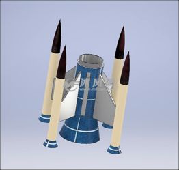 火箭图纸制作模型