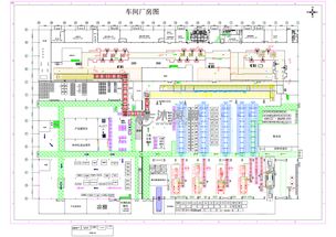 涂装车间布局图