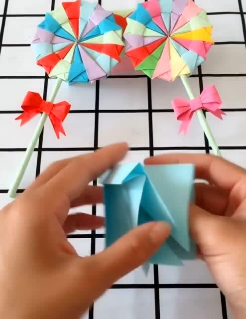好漂亮的手工折纸,适合5岁以上小女孩学,特别有意义 