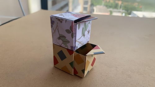 非常漂亮又实用还很简单的收纳盒手工折纸教程 