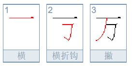 万 的笔顺是什么 