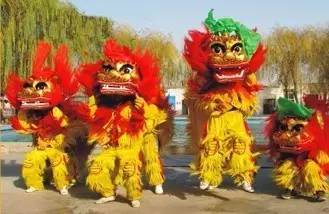 中国传统代表文化 舞狮 