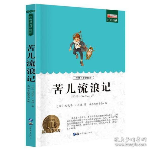 苦儿流浪记无障碍阅读老师推荐小学生课外阅读书籍世界经典名著阅读名师导读好词好句8 12 14岁三四五六年级课外阅读青少版