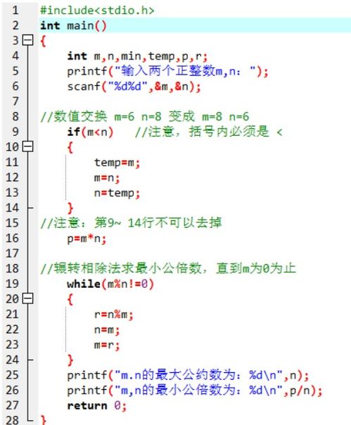 求最小公倍数和最大公约数的流程图 信息图文欣赏 信息村 K0w0m Com