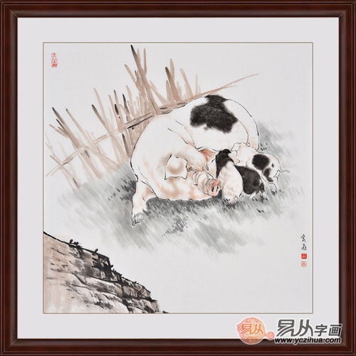 小动物,大智慧,国画十二生肖作品欣赏 