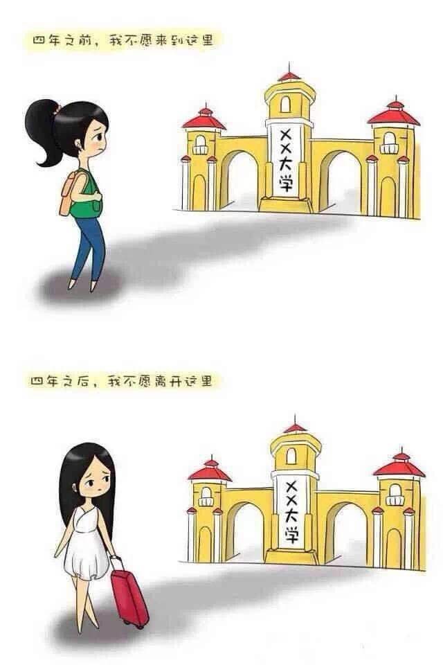 女生在大学四年的变化,你变了吗