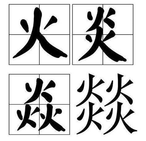 有个汉字,2个 3个 4个它都能组字,连一起还是成语,它是谁