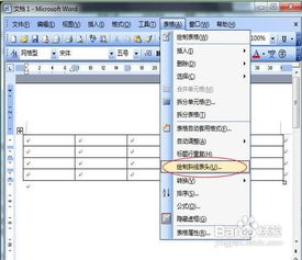 Word2003和2007中表格斜线表头的绘制方法 