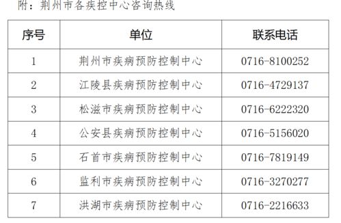 荆州市疾病预防控制中心紧急提示 2021年第49号