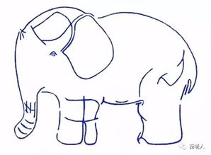 一张大象图猜六个字 