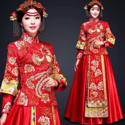 最美的还是大红色中式新娘礼服啊,简直美爆了