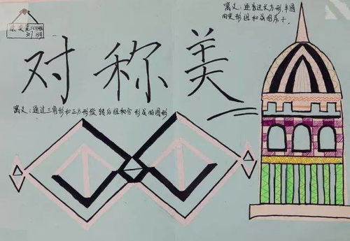 数学原来也可以这样美 寻找生活中的数学对称美 实践作业展 