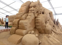 沙子的艺术 日本横滨举行东亚沙雕艺术展 