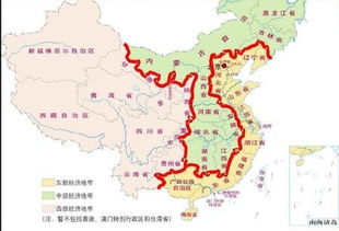 湖北在中国版图上属于东部地区吗