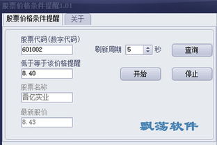 股票行情软件价位提醒设置