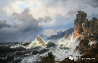 油画风景欣赏 安德烈亚斯 阿肯巴赫