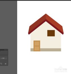 Ai绘制卡通小木屋 