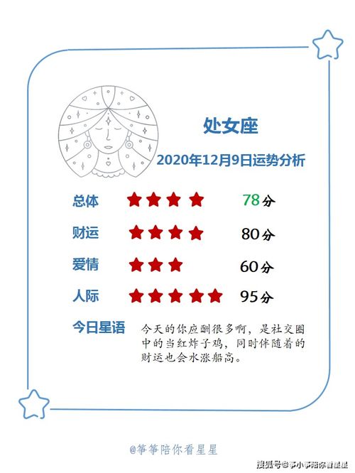 12星座每日运势 12月9日,越努力越幸运,给平淡生活加点甜吧