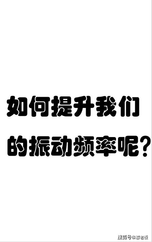 决定命运的终极力量 从来不是其他,自始至终都是你的能量振频