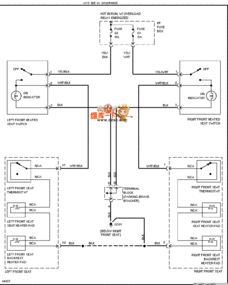 富豪960 加热座椅电路图