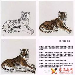 国画老虎的画法图文详解 中国名画家画虎作品欣赏 