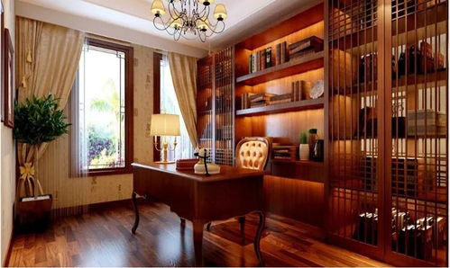 黄石印尚装饰 室内书房软装饰设计要点,打造完美的书房环境