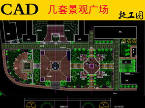 景观广场CAD设计图平面图下载 花坛树池图片大全 编号 16747435 