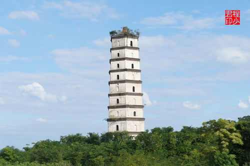 古城赣州的一座风水宝塔 玉虹塔